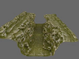 mossy canyon 3D Model