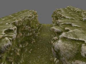 mossy canyon 3D Model