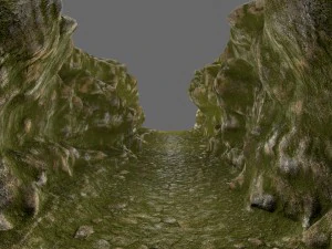 mossy canyon 3D Model