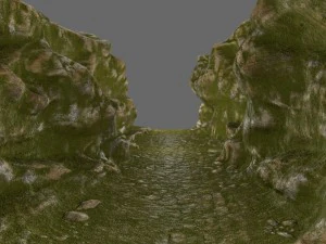 mossy canyon 3D Model