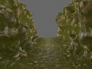 mossy canyon 3D Модель