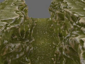 mossy canyon 3D Model
