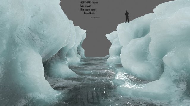 ice canyon 6 3Dモデル .c4d .max .obj .3ds .fbx .stl .blend 