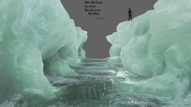 ice canyon 6 Model 3D .c4d .max .obj .3ds .fbx .stl .blend 