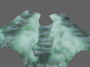 ice canyon 6 Model 3D