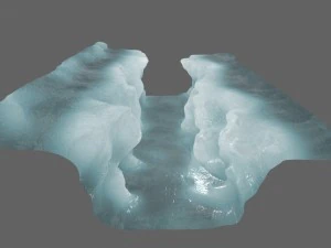 ice canyon 3D Model
