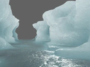 ice canyon 3D Model