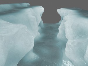 ice canyon 3D Model