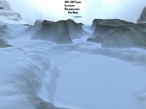 snow mountain 3Dモデル