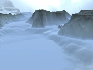 snow mountain 3D Model