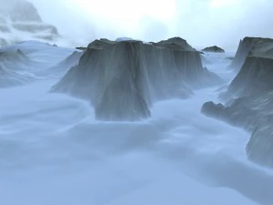 snow mountain 3D Model