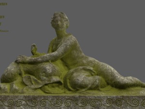 woman statue 3D Model