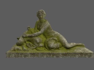 woman statue 3D Model