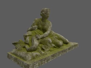 woman statue 3D Model