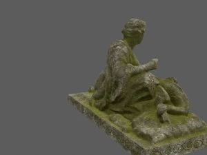 woman statue 3D Model