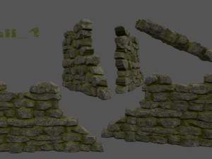 old ruin Modelo 3D