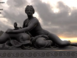 statua di donna Modello 3D