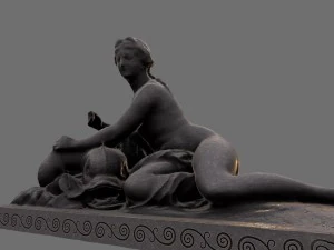 woman statue 3D Model
