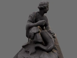 woman statue 3D Model