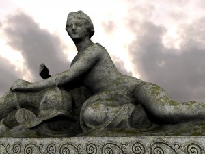 woman statue 3D Model