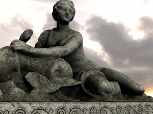 woman statue 3D Model