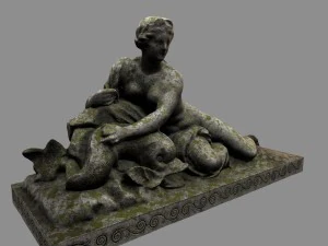 woman statue 3D Model