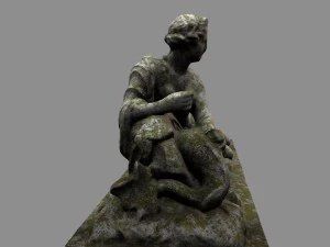 woman statue 3D Model