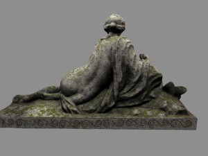 woman statue 3D Model