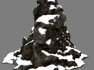mountain rock Modello 3D