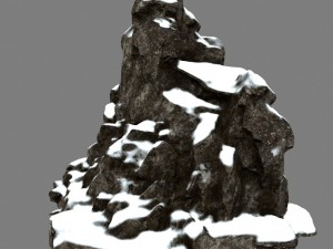 mountain rock Modello 3D