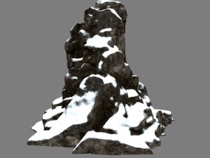 mountain rock Modello 3D