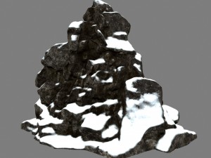 mountain rock Modello 3D