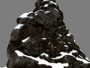 snow rocks 3D 모델