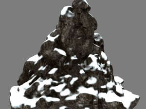 snow rocks 3D 모델