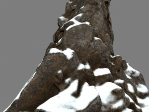 snow rocks 3D Model