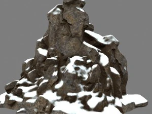 snow rocks 3D Model