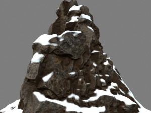 snow rocks 3D Model
