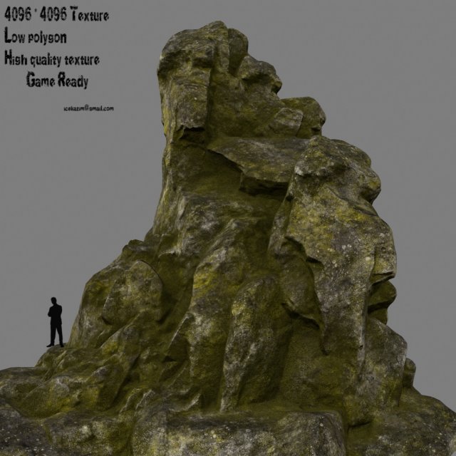 rocks 3D Model .c4d .max .obj .3ds .fbx .stl .blend