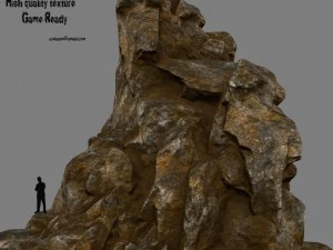 woestijn rotsen 3D Model