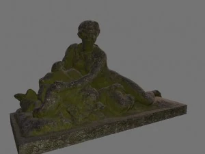 woman statue 3D Model