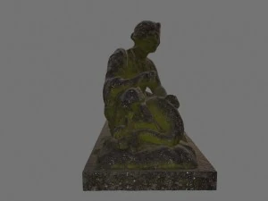 woman statue 3D Model