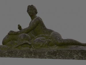 woman statue 3D Model