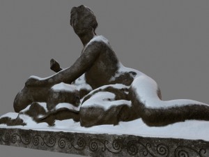 woman statue 3D 모델