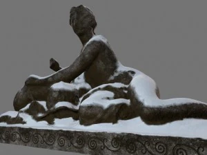 woman statue 3D Model