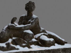 woman statue 3D 모델