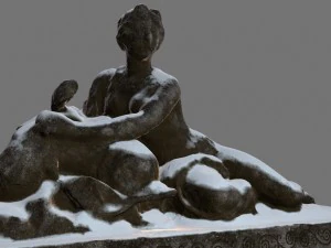 woman statue 3D Model