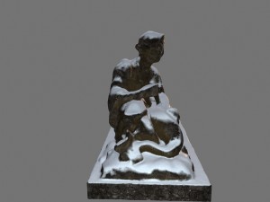 woman statue 3D 모델