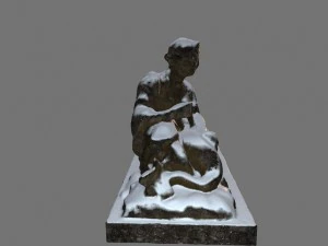woman statue 3D Model