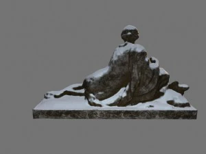 woman statue 3D Model