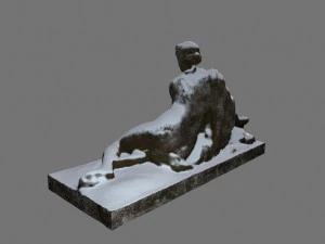 woman statue 3D Model